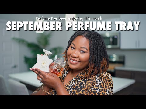 SEPTEMBER PERFUME TRAY 2024 | PERFUMES I'VE BEEN WEARING THIS MONTH!