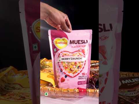 Mornings got all the more exciting with the *All-New Saffola Muesli with Flavour Pops*