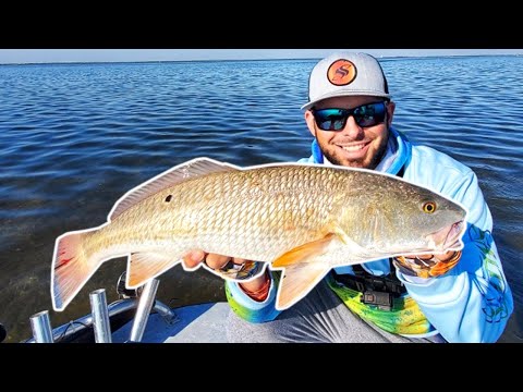 Topwater ONLY | Ultimate Redfish Action | Texas Shallow Water Fishing