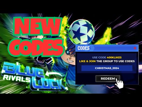 *NEW* WORKING CODES FOR BLUE LOCK RIVALS IN CHRISTMAS 2024 | Roblox Blue Lock Rivals