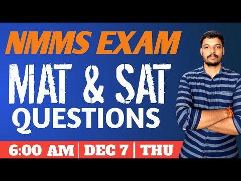 NMMS EXAM MAT AND SAT CLASS  | NMMS 2023 QUESTIONS