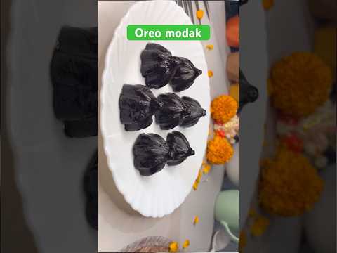 Easy Oreo modak recipe #quick  #chocolate #youtube #trending #recipe #latest #modak #viralvideo