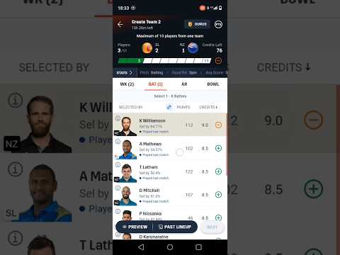 SL VS NZ Dream11 team kaise banaye sl vs nz dream11 team SL VS NZ 2nd test || sl vs nz prediction