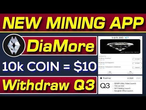 Diamore Airdrop Live Wallet Connect & Listing or Withdraw FAQ || Diamore Updates