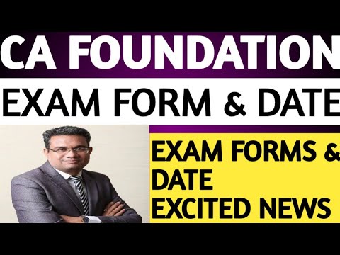 |CA Foundation December Exam Form Release News| ICAI CA Foundation December Exam Form|