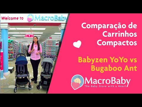 Diferenças entre o Carrinho de Bebe Babyzen YoYo vs o  Bugaboo Ant | MacroBaby