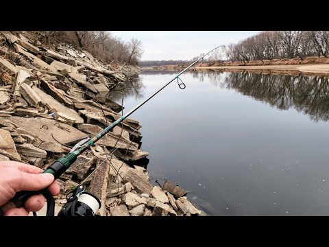 The Bite Turned CRAZY!! (Winter River Fishing)