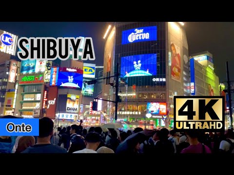 【4K HDR】夜の渋谷を散歩 Walk in Shibuya Japan at night