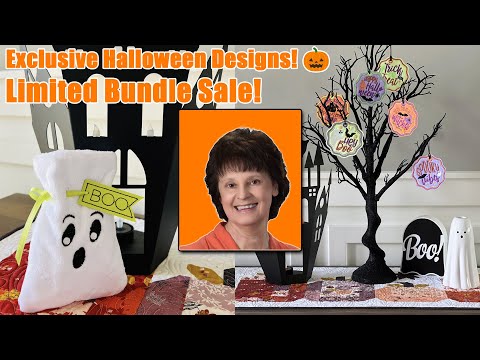 Spooky Stitches: Halloween In-the-Hoop Embroidery with Reen Wilcoxson