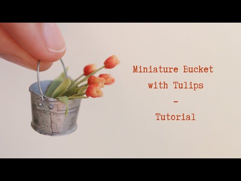 A Tiny Bucket of Tulips - Tutorial