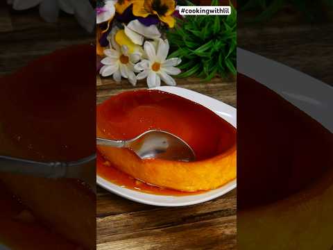 ASMR Mango Flan #shorts