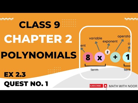 Class 9 Chapter 2 Exercise 2.3 Ques - 1 #math #class9 #cbse