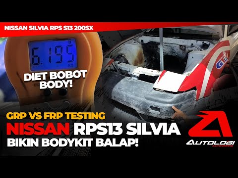 Nissan 200SX Silvia Bodykit - TESTING AUTOLOGI GRP VS LOCAL FRP Bumper - Modifikasi Mobil Drift