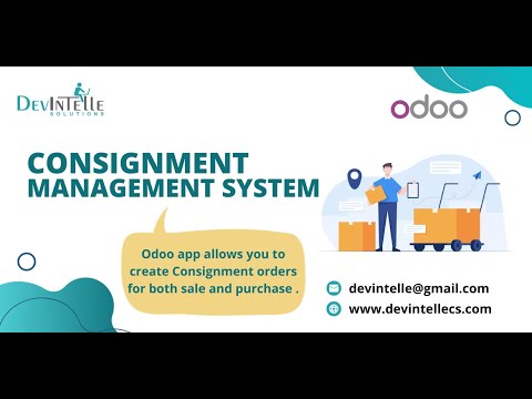 Consignment Management System - Sale and Purchase Consignment in Odoo