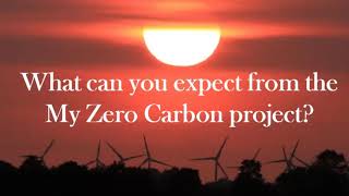 Intro to My Zero Carbon, a Climate Change action project