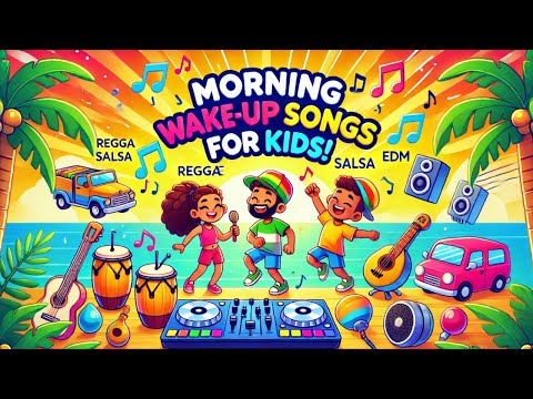 Daily Wake Up Music Songs | Alarm Clock Radio | For Kids | Pop, Dance, Reggae, Latin