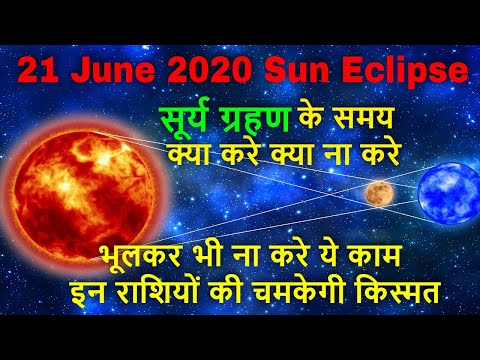 21 June 2020 Solar Eclipse | सूर्य ग्रहण के समय क्या करे क्या ना करे |