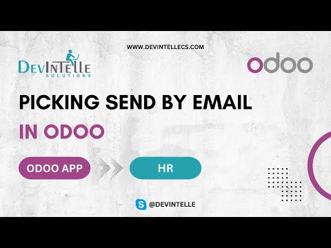 Picking send by Email in Odoo | Delivery order email