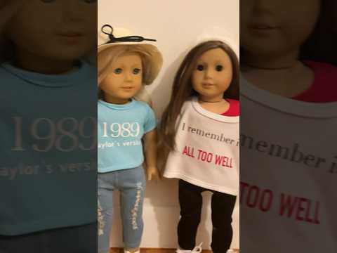 DIY American girl TAYLOR SWIFT MERCH #doll #dollscollector #tswizzle