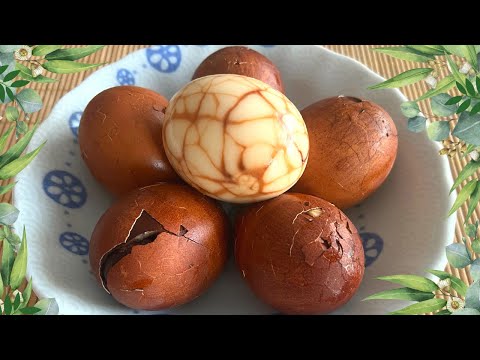 If you have eggs and tea at home,  try these delicious tea eggs ! Fragrant tea flavour  Easy to make