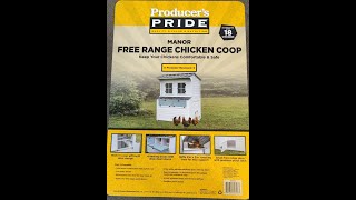 Tractor Supply Producers Pride "MANOR" free range chicken coop (Review)