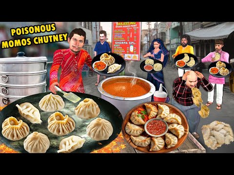 Lalchi Momos Wale Ki Poisonous Mayonnaise Chutney Famous Street Food Hindi Kahaniya Moral Stories