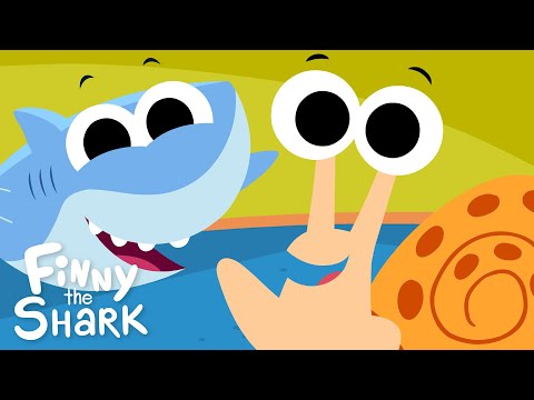 Shelly The Snail | Kids Counting Song | Finny The Shark