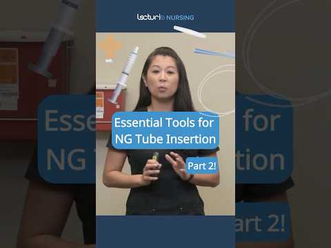 🛠️ Essential Tools for NG Tube Insertion! #NursingEssentials