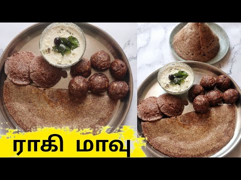 ராகி மாவு | Varieties Of Recipes With Ragi #bharathicooks