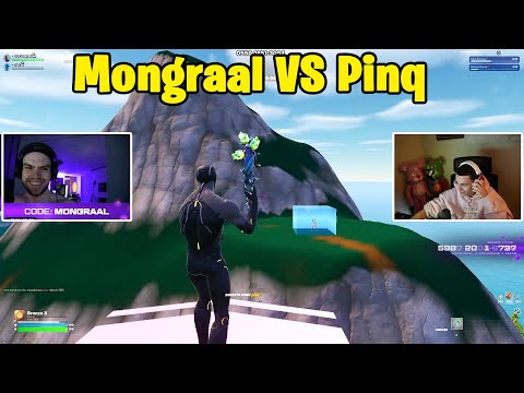 Mongraal VS Pinq 1v1 TOXIC Realistic PvP!