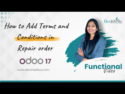 How to add terms and conditions in Repair order in Odoo | #Odoo17