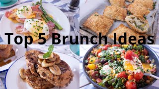 Top 5 Delicious Brunch Recipes | 五道好吃早午餐｜Breakfast Ideas | 早午餐食譜