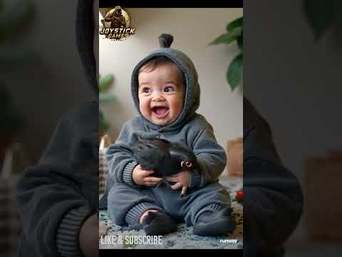 Baby Laughs at Own Reflection #pcgaming #mobilegaming #gamingnews #gameplay #cat