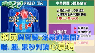 頻尿與腎臟、泌尿道無關？喘、腫、累秒判讀心衰竭 健康2.0