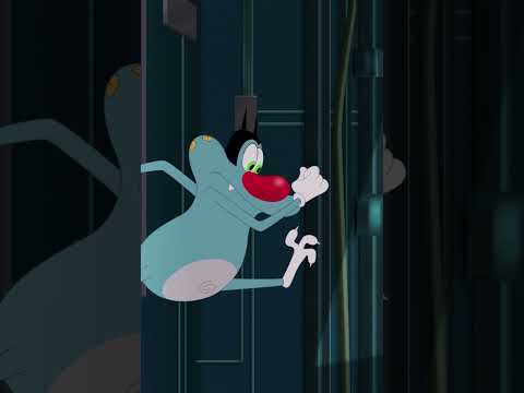 The elevator takes a long time to arrive #Shorts #oggy | Cartoon for kids