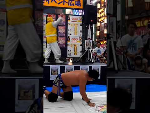 【大阪プロレス】えべっさんステージの上から