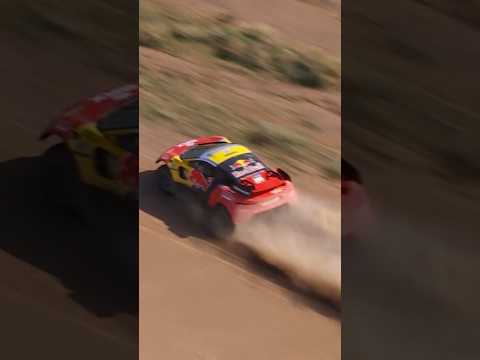 He hates punctures just when it punctured! | Sébastien Loeb | #dakar2024