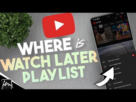 How to view Watch Later Playlist on YouTube