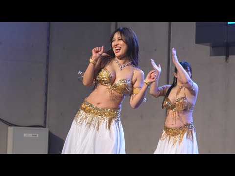 魅惑のベリーダンス・ステージ（その2）　2024冬至のイベント　Beautiful belly dance stage