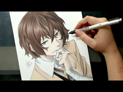 Speed Drawing - Dazai Osamu (Bungou Stray Dogs)