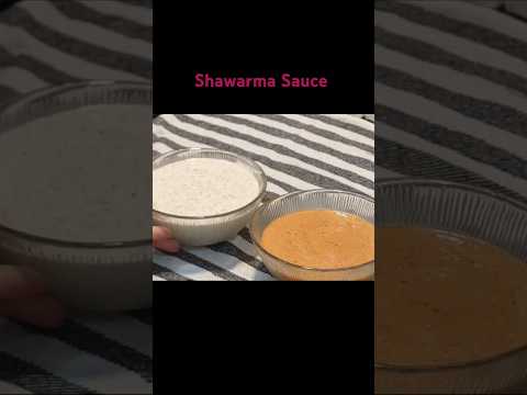 Shawarma Sauce #shawarmarecipe #cookingchannel #sauce#saucesecret#shortrecipe