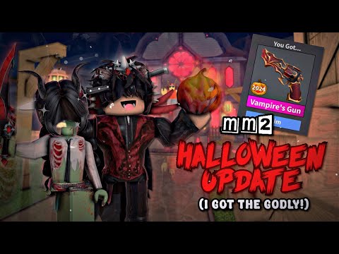 I GOT THE GODLY! 🎃 HALLOWEEN MM2 UPDATE (w @livvysurf)