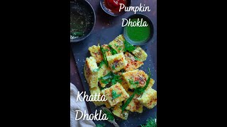 Khatta Dhokla recipe / Pumpkin dhokla / Gujarati farsan recipe / healthy dhokla #viral #shorts