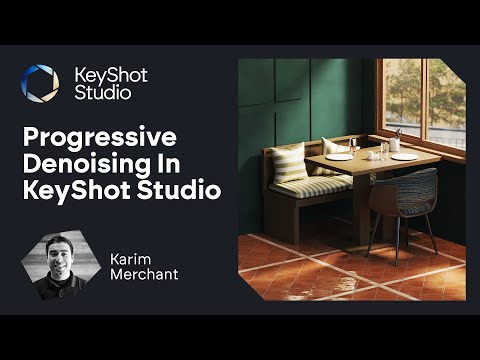 KeyShot Quick Tip - Progressive Denoising In KeyShot Studio 2024.3