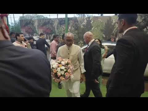 Digvijay Singh - Congress leader at Ambani's wedding - Bhopal Samachar