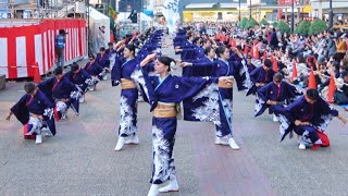 【4K】藍なり｜月詠〜TSUKIYOMI〜（第25回 東京よさこい 前夜祭/駅前メイン会場）