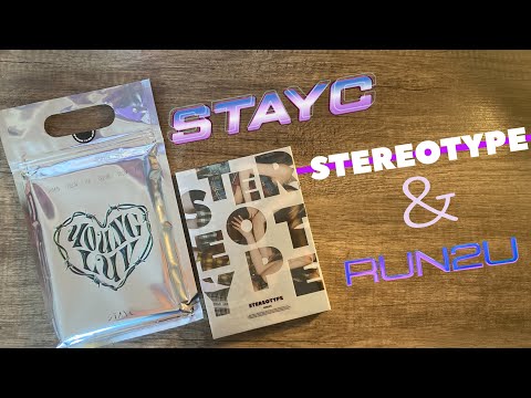 Completing my STAYC album collection ( stereotype A ver & young luv luv ver )