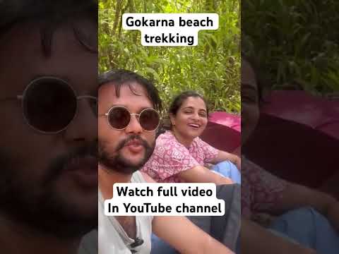 Gokarna beach trekking | Gokarna kannada vlogs | #travelshorts #gokarnabeach #travel