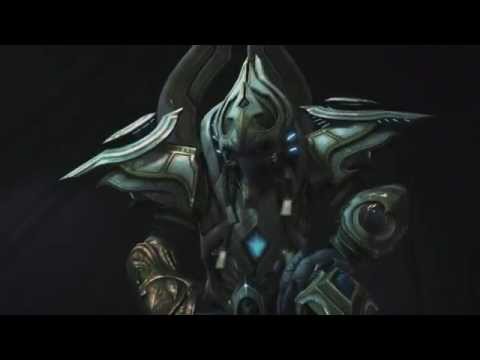 SC2 LOTV Campaign "alone" Cinematic Artanis vs Zerg