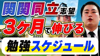 【もう崩れない】関関同立志望の理想の勉強計画/スケジュールの立て方を解説